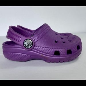 Crocs Kids Classic Clogs Size C 7 Purple